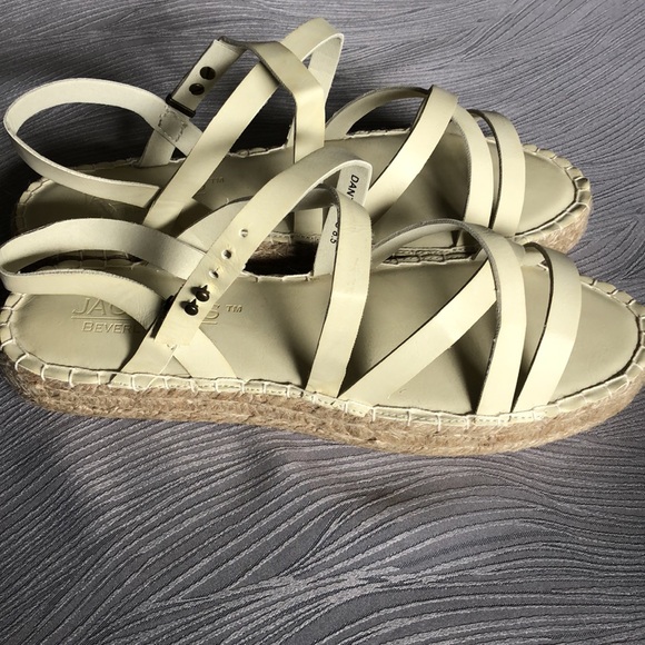 JACOBIES sandals. Bone white. Brand new. Size 8.5 US. - Picture 2 of 7